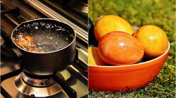 Pune oțet când fierbi ouăle pentru a le vopsi de Paște. Cele mai bune trucuri ca să îți iasă cele mai frumoase ouă!