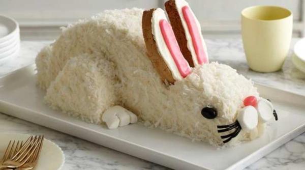 Tort „Iepurașul de Paște”. Cel mai iubit tort de copii, pe care trebuie neapărat să îl prepari. Musafirii vor crede că este de la cofetărie