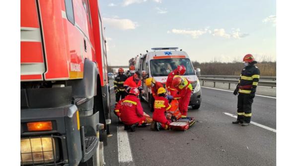 Vrancea: Accident grav produs pe DN 2. Patru persoane au fost rănite