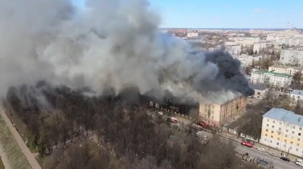 Institutul de Cercetare pentru rachete din Rusia a luat foc: Șase morți și 27 răniți - VIDEO