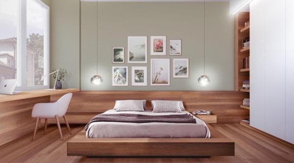 Patul din lemn este un pat solid