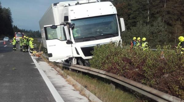 Austria. Șofer român de TIR, accident pe o autostradă