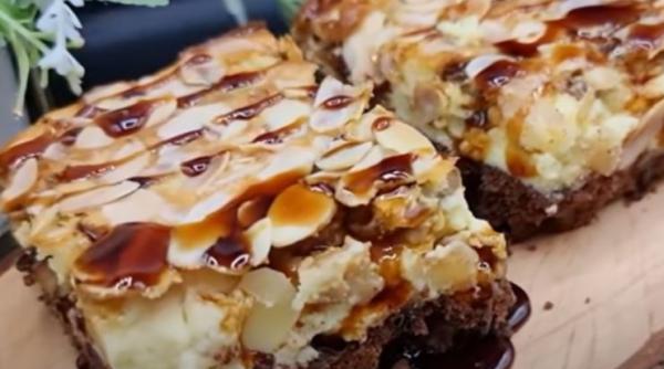 Tartă senzațională cu cremă de brânză, curmale și migdale. Toata lumea o va adora și vă va cere rețeta