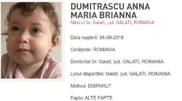 Un român stabilit în SUA, acuzat de soție că ascunde copilul: „E posibil să fi scos fetița ilegal din țară”. Poliția o caută pe Anna Maria Brianna