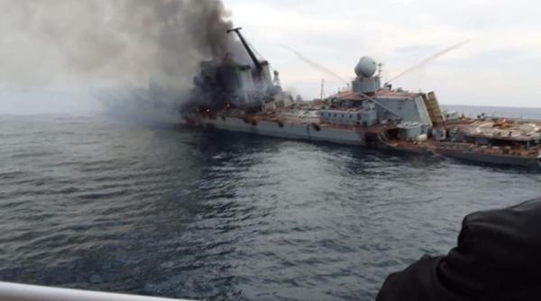 Americanii au ajutat Ucraina să lovească Moskva, nava amiral rusă scufundată în aprilie