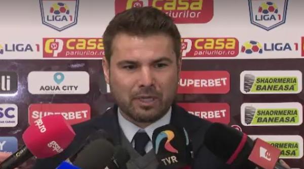 Adrian Mutu, prima înfrângere dramatică pe banca lui Rapid București: Învinsă de U Craiova 1948 în Giulești
