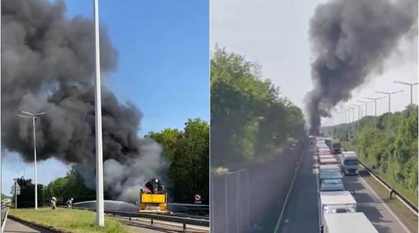 Șofer român de TIR, erou în Belgia: „A fost un adevărat act vitejesc” - FOTO