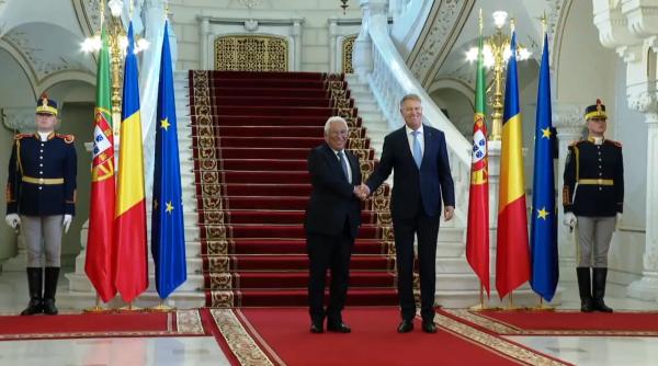 Iohannis: Suntem deschiși și interesați de contribuția Portugaliei la misiuni de poliție aeriană în România și pe Flancul Estic