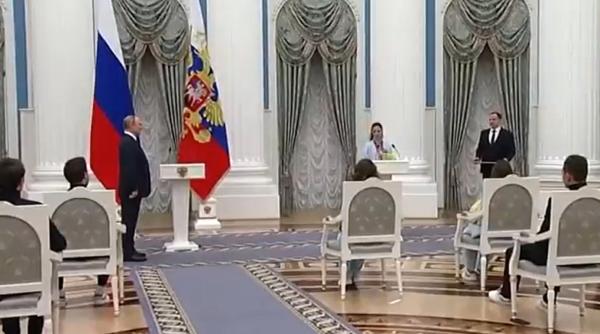 Sportivă rusă, discurs care a provocat indignarea, chiar în faţa lui Vladimir Putin - VIDEO