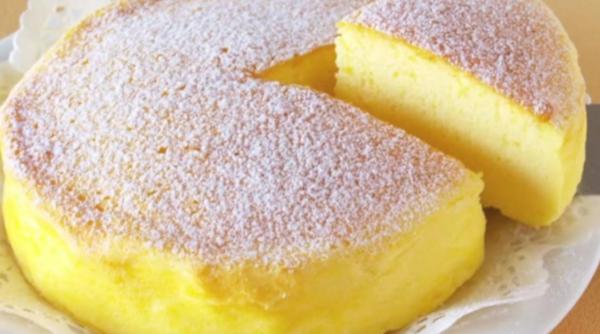 Cheesecake japonez din 3 ingrediente: un preparat ușor, dar extrem de gustos. E noul "trend" în bucătărie