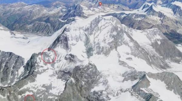 Elveția. Doi morți și nouă răniți, după ce bucăți mari de gheață s-au desprins de pe muntele Grand Combin