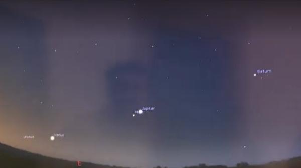 Eveniment astronomic spectaculos, pentru prima dată după 18 ani: Cinci planete vor putea fi admirate, cu ochiul liber