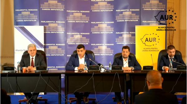 AUR, protocol de colaborare cu Alianţa Naţional-Ţărănistă: „Iubirea faţă de ţară şi români este un lucru care a fost uitat“
