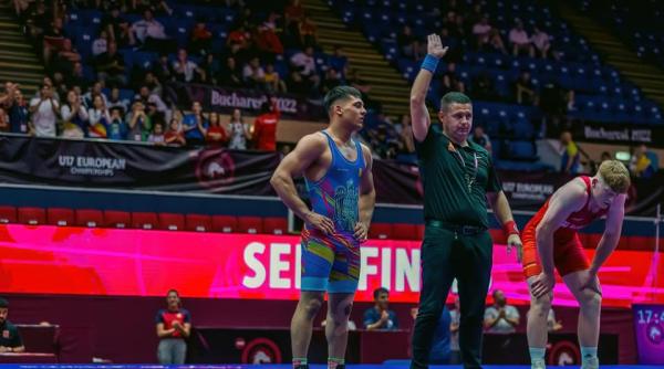 Gabriel Eduardo Stan aduce prima medalie României la Europenele de lupte Under-17 de la Bucureşti