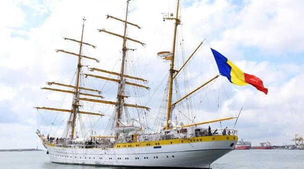 Românii din Italia vor putea vizita nava-școală Mircea, mândria Marinei Militare Române 
