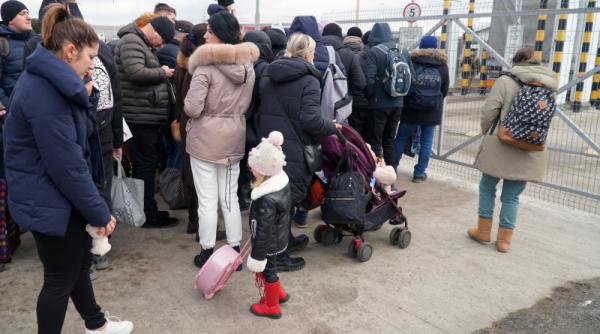 Peste 1,2 milioane de ucraineni au intrat în România de la începutul războiului