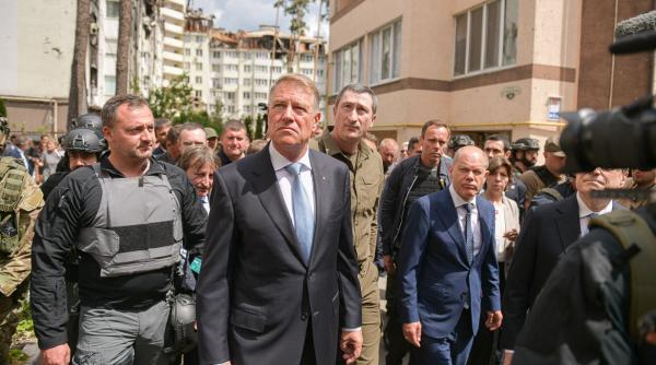 Iohannis, după vizita la Irpin: "Fără cuvinte pentru a descrie tragedia umană și distrugerile. Toți autorii ruși să fie trași la răspundere"
