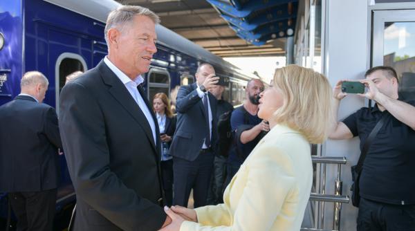Klaus Iohannis a ajuns la Kiev. Președintele României vizitează Ucraina alături de Macron, Olaf Scholz și Mario Draghi - FOTO