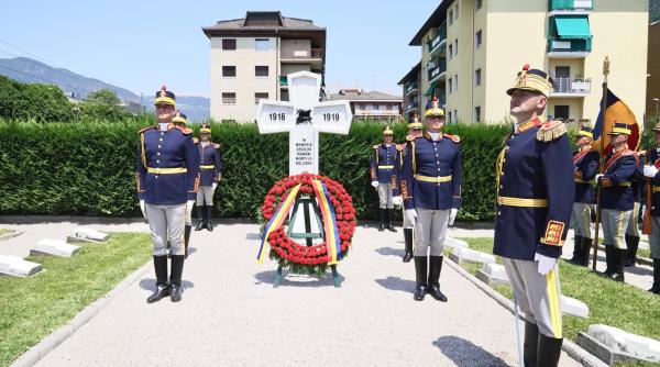 Monument dedicat eroilor militari români, inaugurat în Italia, la Bolzano - VIDEO