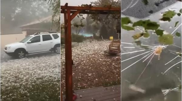 Franța, lovită de grindină: Imaginile dezolante lăsate în urmă de furtună - VIDEO