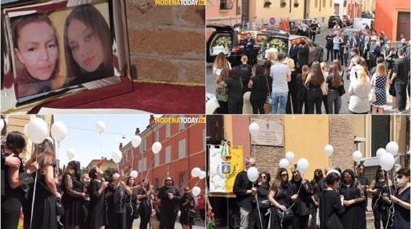 Gabriela și fiica ei Renata, ucise în Italia, au fost înmormântate împreună: „Această tragedie ne-a lăsat într-o durere chinuitoare”