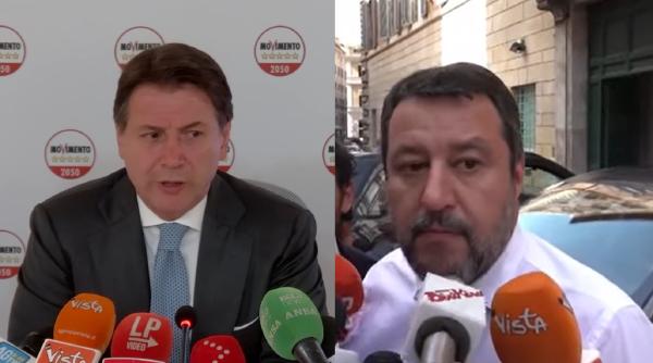Italia. Conte: "Sprijinul pentru Draghi nu este pus sub semnul întrebării". Salvini exultă: câștigă cel mai mult din divizarea "Mișcarea 5 Stele"