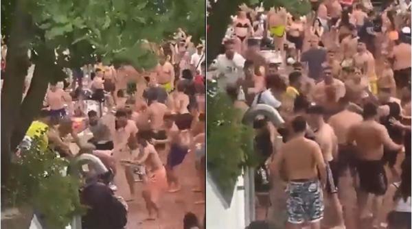 Bătaie generală la un ștrand din Germania: Până la 250 de oameni au fost implicați - VIDEO