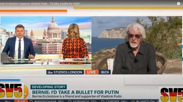 Fostul șef al Formulei 1 spune că și-ar da viața pentru Putin 