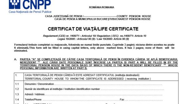 Românii din Spania care primesc pensie din România, obligați să depună Certificatul de Viață. Ambasada României, anunț important