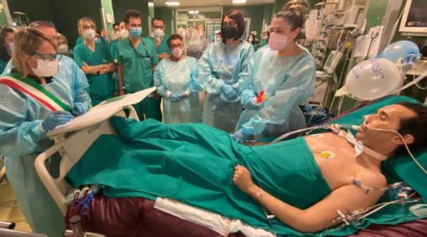 Italia. Aflat pe moarte, un bărbat se căsătorește la ATI: Imediat după nuntă a primit, pe neașteptate, transplantul care i-a salvat viața