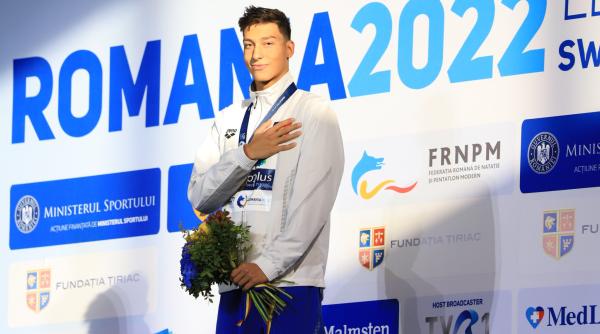 Încă o medalie de aur pentru România: Vlad Stancu, primul la 1.500 m liber la Europenele de înot pentru juniori