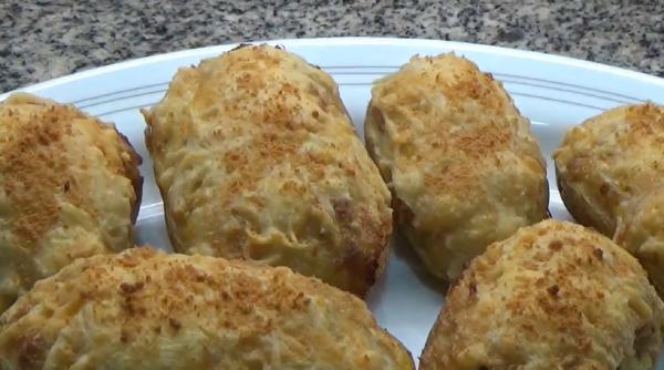 Cartofi umpluți la microunde. Mănânci unul și ești sătul! Un deliciu gata imediat - de vis!