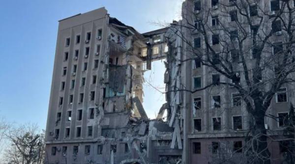 Peste zece explozii puternice la Nikolaev, în Ucriana. Două mari universităţi, lovite de rachete ruseşti