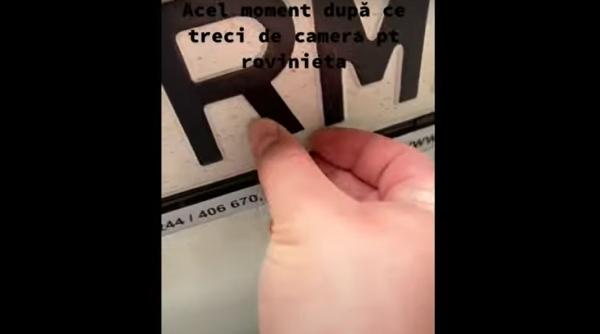 Câțiva șoferi români se laudă pe TikTok cum falsifică numărul de înmatriculare pentru a scăpa de plata rovinietei - VIDEO