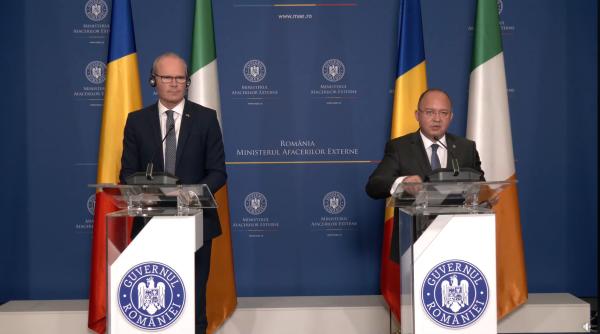 Ministrul irlandez de Externe: Jumătate din cerealele din Ucraina au trecut prin România, de la începutul războiului