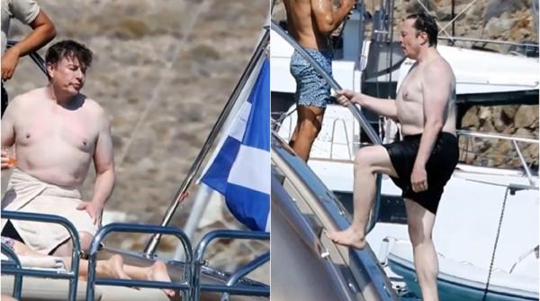 Explozie de reacții după ce Elon Musk a apărut la bustul gol în Grecia. Reacția miliardarului: „Poate ar trebui să-mi dau jos cămașa mai des” FOTO+VIDEO