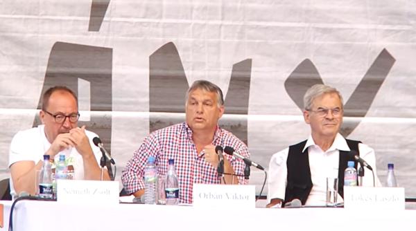 Laszlo Tokes îi cere lui Viktor Orban la Băile Tuşnad să susţină eforturile de autonomie ale Ţinutului Secuiesc