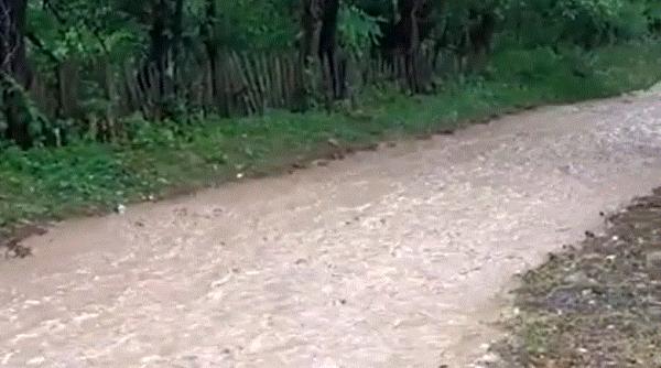 Pericol de inundații pe zeci de râuri din întreaga țară: un pod din staţiunea Azuga, distrus de viitură 