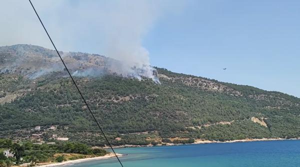 Incendiu Thassos. MAE, anunț important pentru românii aflați în vacanță pe insula grecească