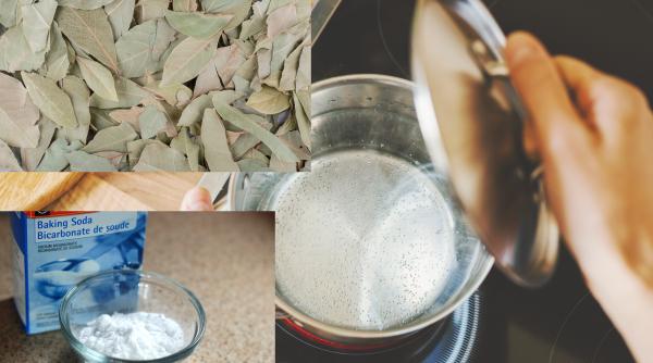 De ce să pui o oală la fiert cu bicarbonat și frunze de dafin. Poți face minuni cu acest truc