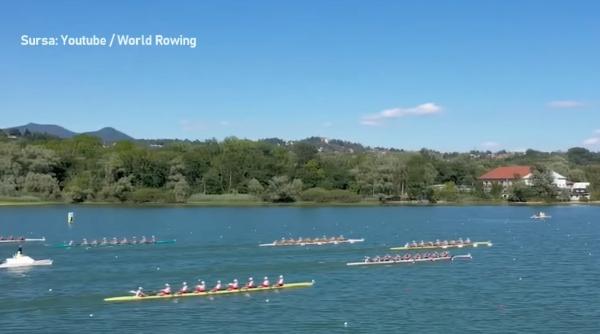Canotaj. România a cucerit aurul la Europene în proba feminină de 8+1