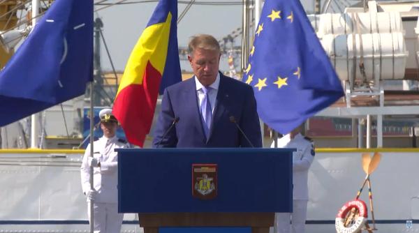 Klaus Iohannis, la Ziua Marinei: "Vom crește alocarea bugetară pentru Apărare, din 2023"