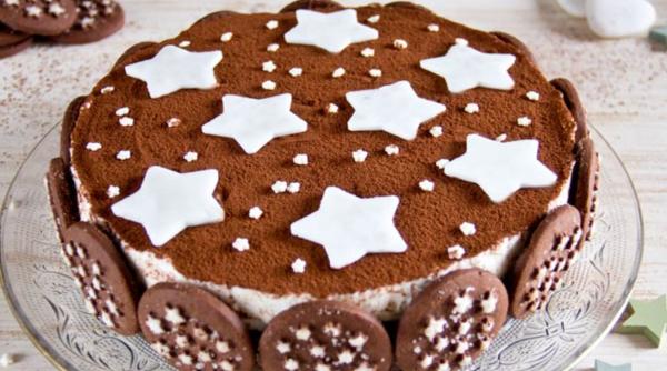 Prăjitura Pan di Stelle, un desert fără coacere spectaculos și foarte simplu de făcut