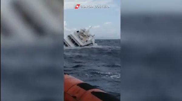 Saga, un mega-iaht de 40 de metri, s-a scufundat în largul Mediteranei: O ambarcațiune românească a reușit să salveze toți pasagerii (VIDEO)