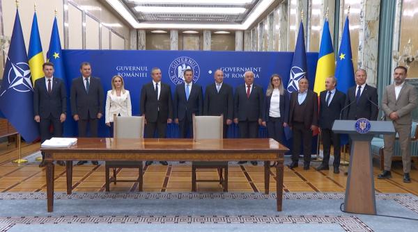 Premierul Ciucă a semnat primele contracte de finanţare prin Programul Naţional de Investiţii "Anghel Saligny": „Este un program de peste 10 miliarde de euro“