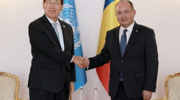 Aurescu și secretarul general al Organizaţiei Maritime Internaţionale, discuții despre exporturile de cereale din Ucraina pe cale maritimă