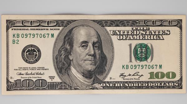 Dolarul continuă să crească, atingând maximul din ultimii 20 de ani