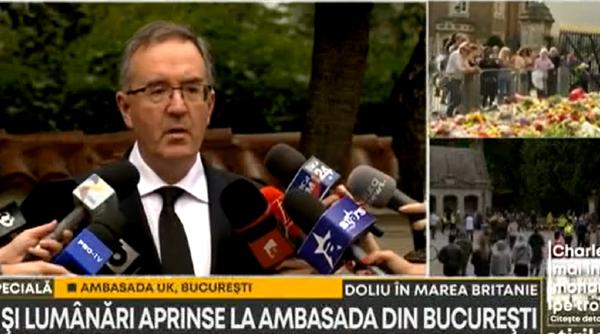 Ambasadorul Marii Britanii: Majestatea Sa, Regina, este o pierdere personală puternică; cunoştea profund România