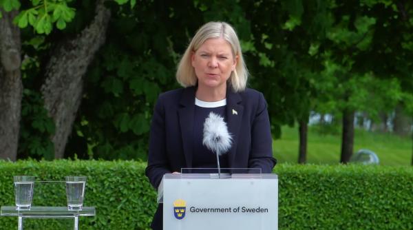 Suedia: Prim-ministrul Magdalena Andersson demisionează, după ce recunoaşte victoria opoziţiei de dreapta în alegeri 