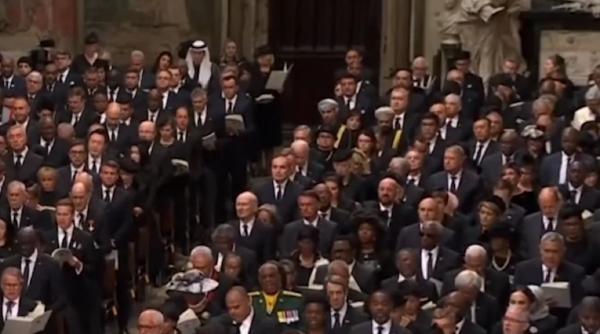 Klaus Iohannis, mesaj la funeraliile Reginei Elisabeta: „Exprim încă o dată, în numele poporului român, întreaga noastră compasiune”